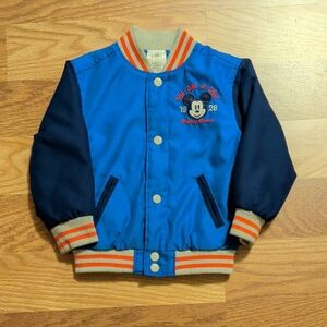 Disney Mickey Mouse 2T Toddler Varsity Jacket